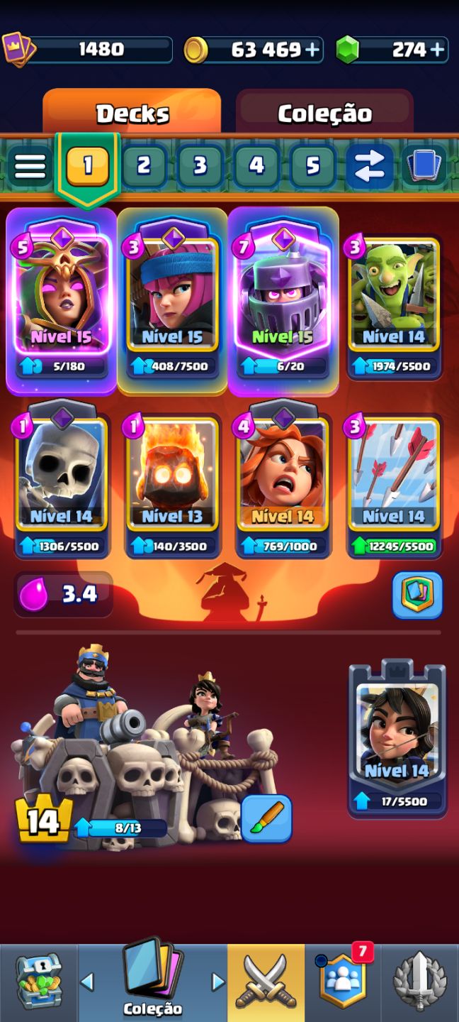 Conta Clash royale 10K+