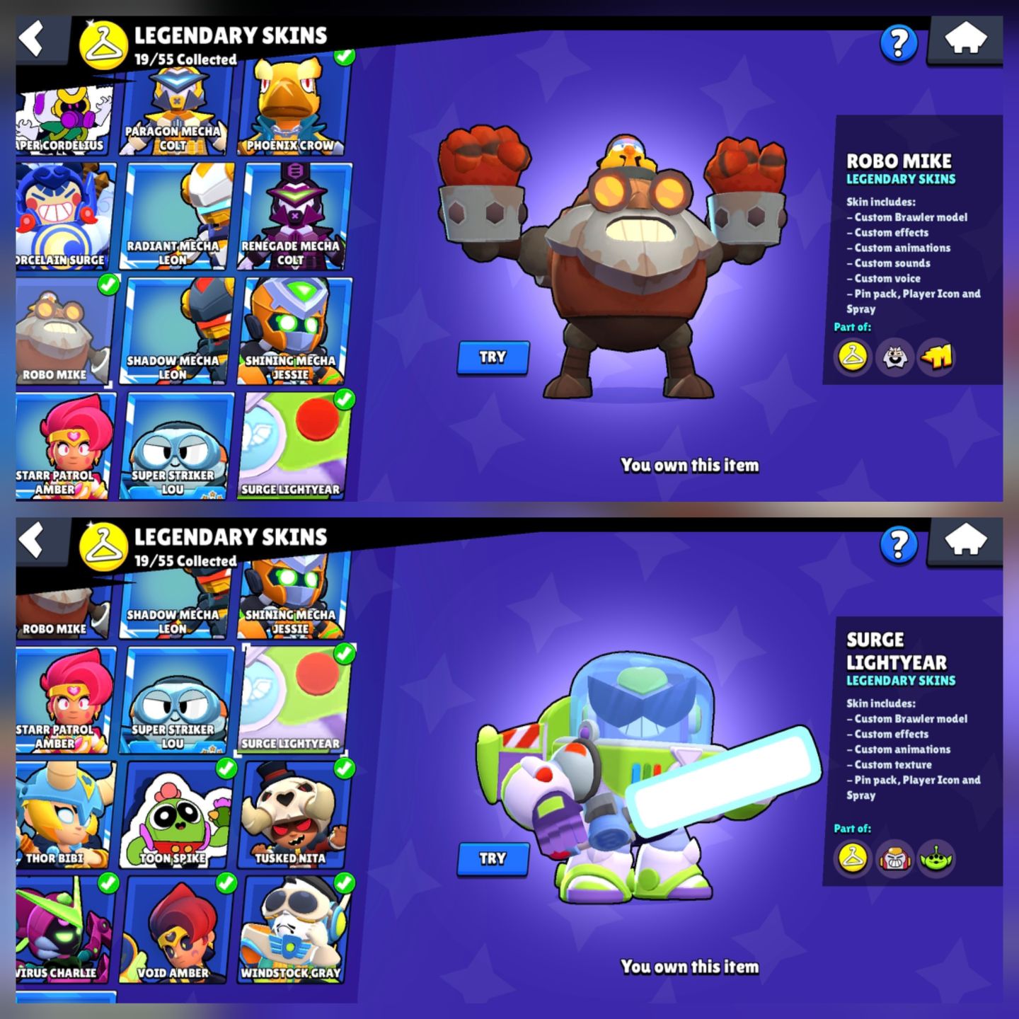 Conta Brawl Stars com TODOS os Brawlers (84 com prestígio)