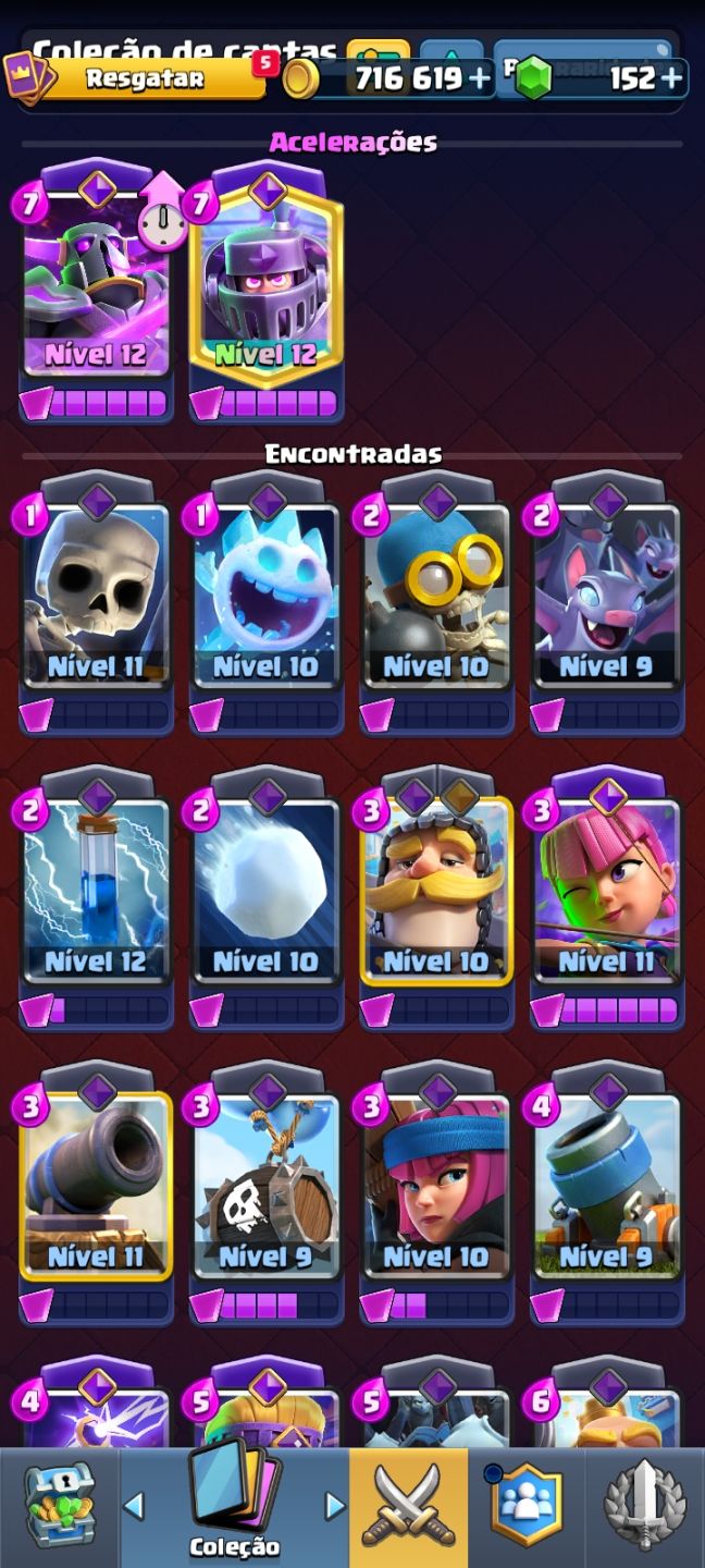 Conta Clash Royale | Arena 18 | 8 Evoluções | 716k Ouro