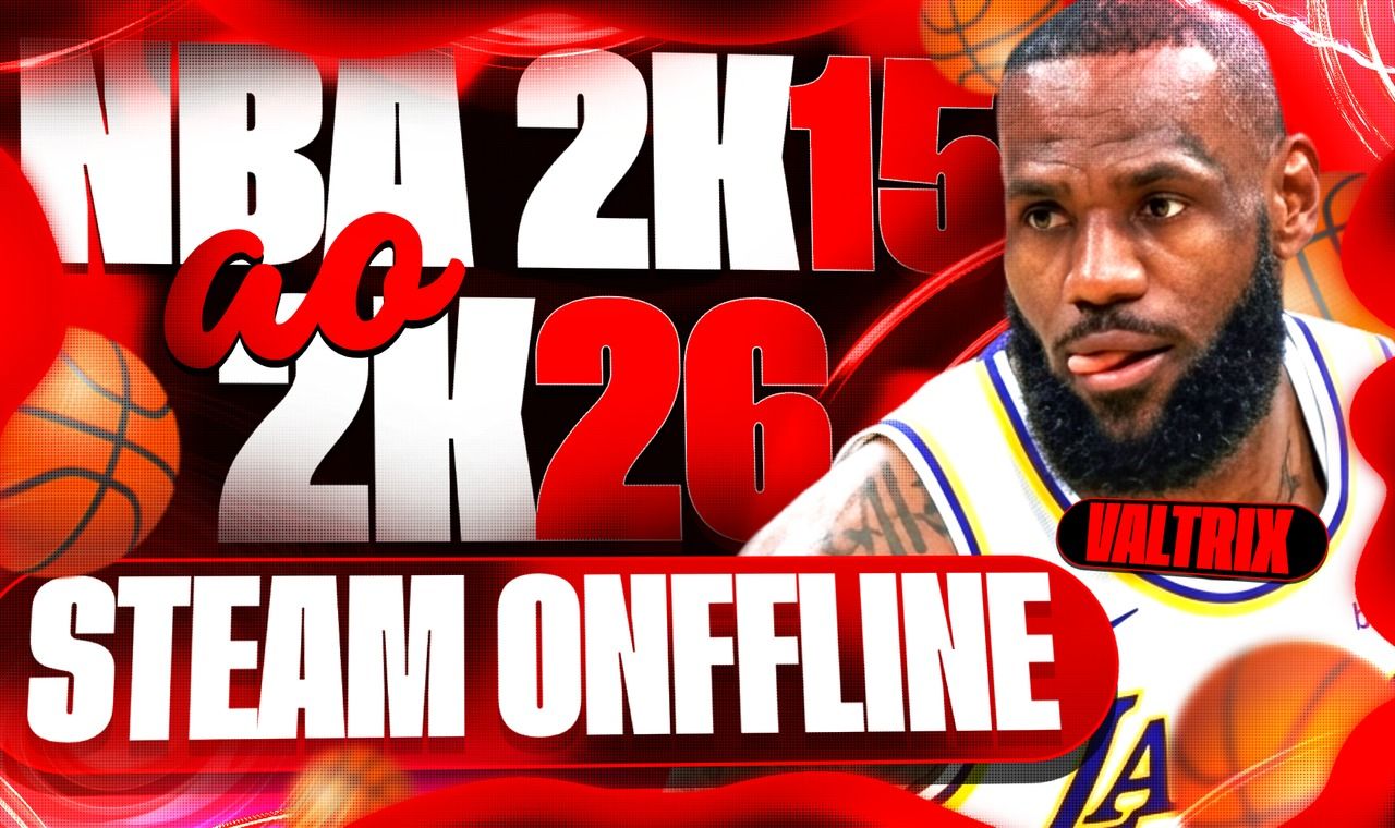 NBA 2K15 ao NBA 2K26 | Conta Steam Offline