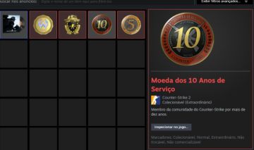 CONTA ANTIGA CS2 PRIME COM 4 MEDALHA + PREMIER DISPONÍVEL + BRINDE - 100% SEGURO