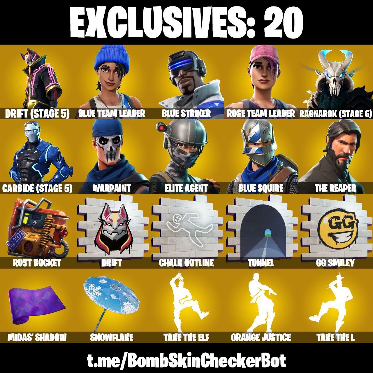 85 skins - OG Salve o mundo (farm vbucks), o ceifador, omega, lara croft