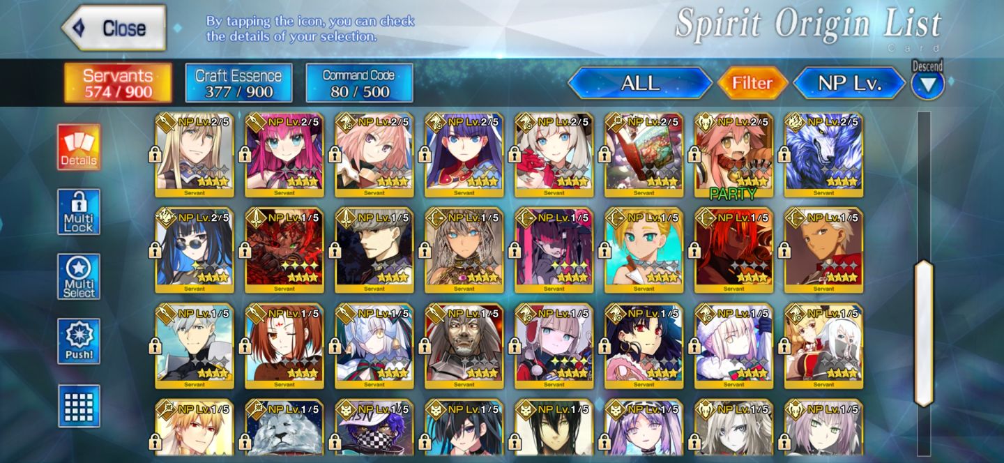 FGO NA OC1 | 22 SSR (28 NP) | Archetype: Earth NP3 | Full Meta Supports