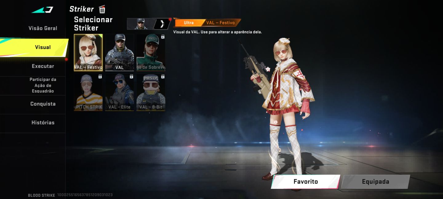 CONTA BLOOD STRIKE COM SKINS, LENDÁRIAS, LIMITADA E ULTRAS !!