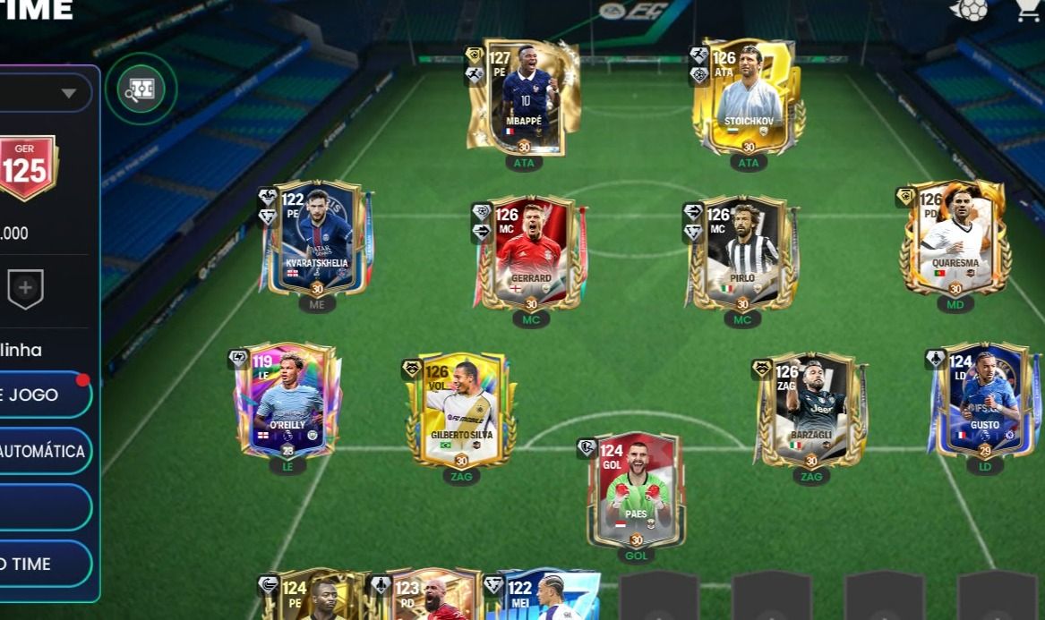 CONTA FC MOBILE 27 JOGADORES RAROS