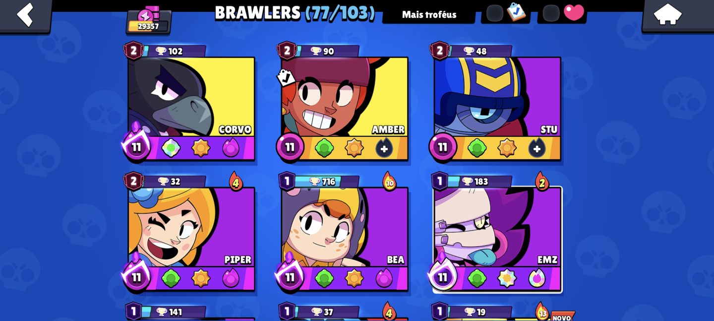 BRAWL STARS 40K | 83 BRAWLERS | 34 HIPERCARGAS | 31 BRAWLERS 1000+