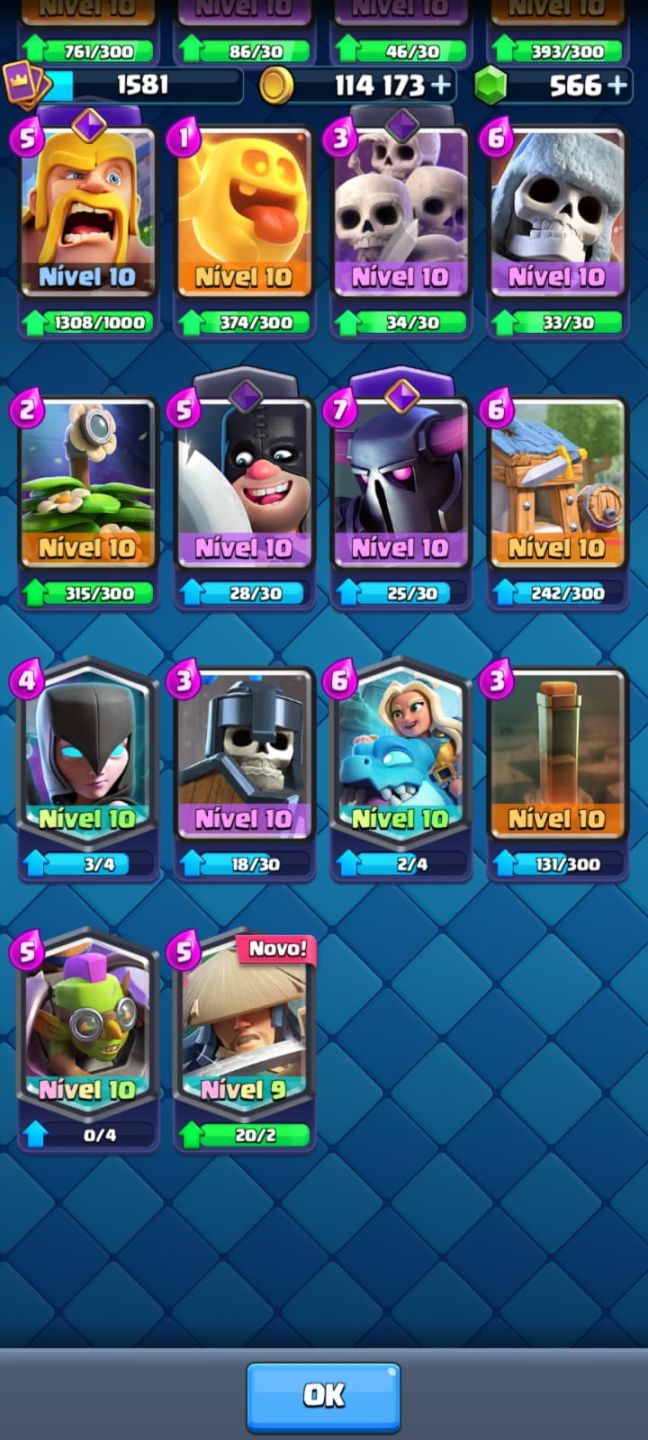 Conta de clash top demais 12,424 trofeus