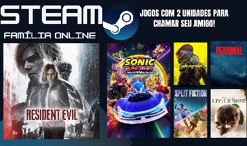 CONTA STEAM FAMÍLIA COMPARTILHADA [ONLINE]
