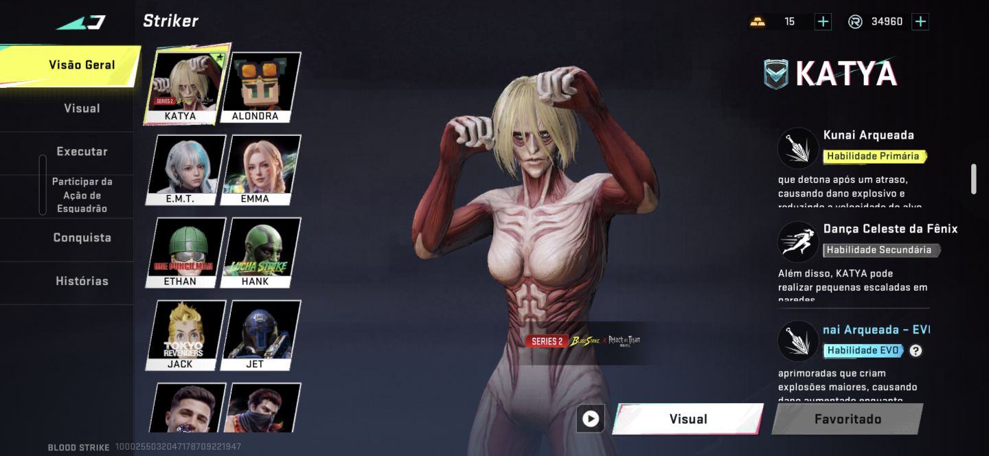 Conta de blood strike gemada e com skin eterna do zero