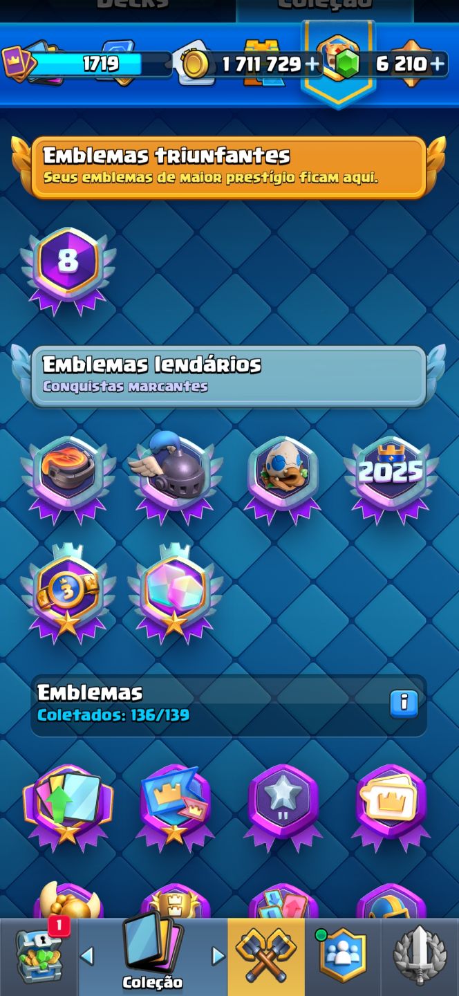 CONTA DE CLASH ROYALE NIVEL 16, COM TODAS AS CARTAS DO JOGO E 12K DE TROFEU