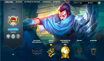 CAMPEÃO YASUO + [ VARIOS CAMPEÕES HABILITADOS ] + [ TROCA NICK DISPONÍVEL ]