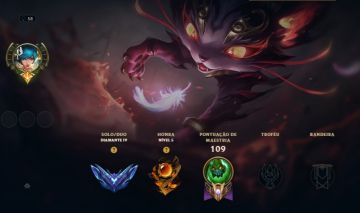 Conta Diamante 4 Queue Mestre Lvl 58