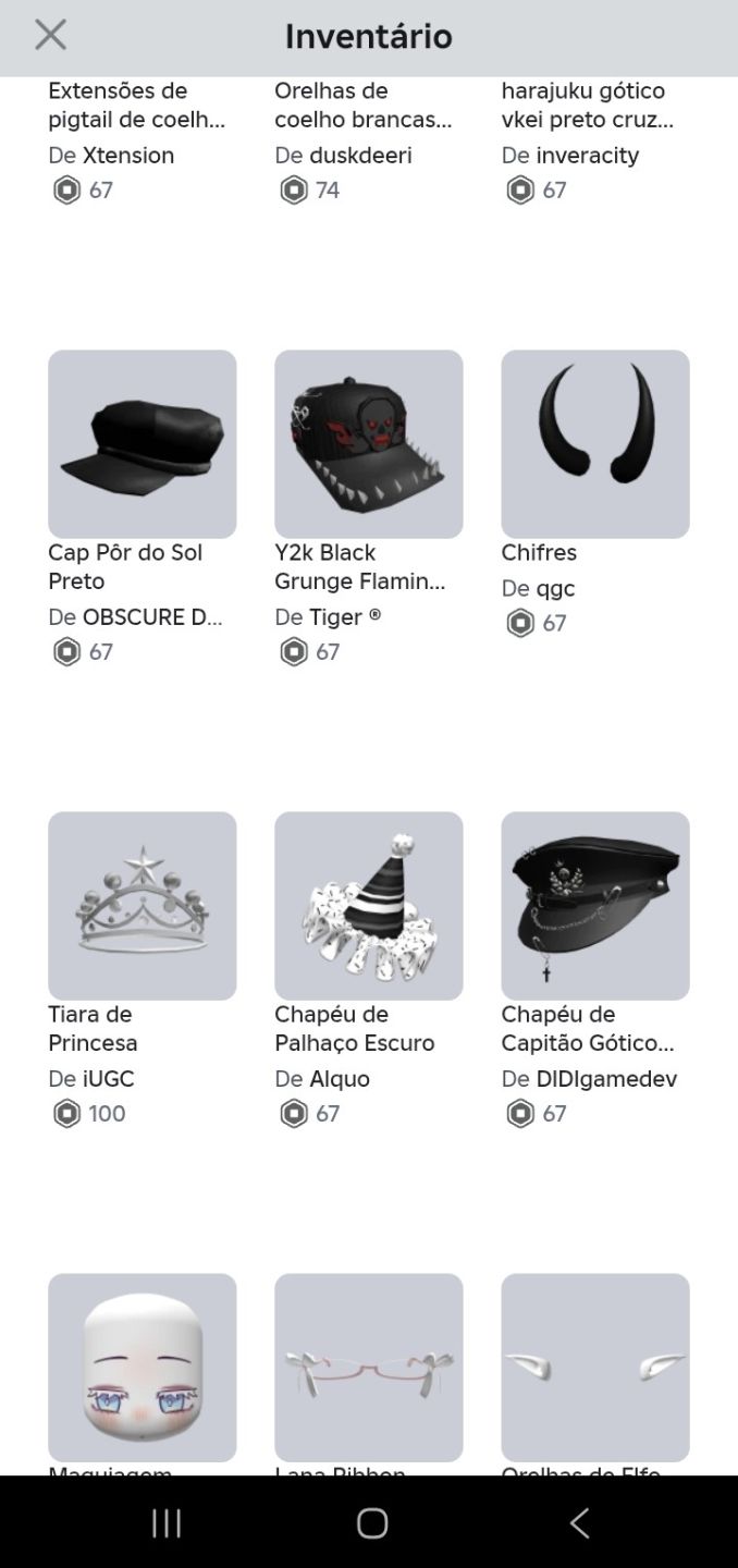 Conta roblox FEM / + 10K Gastos no último ano