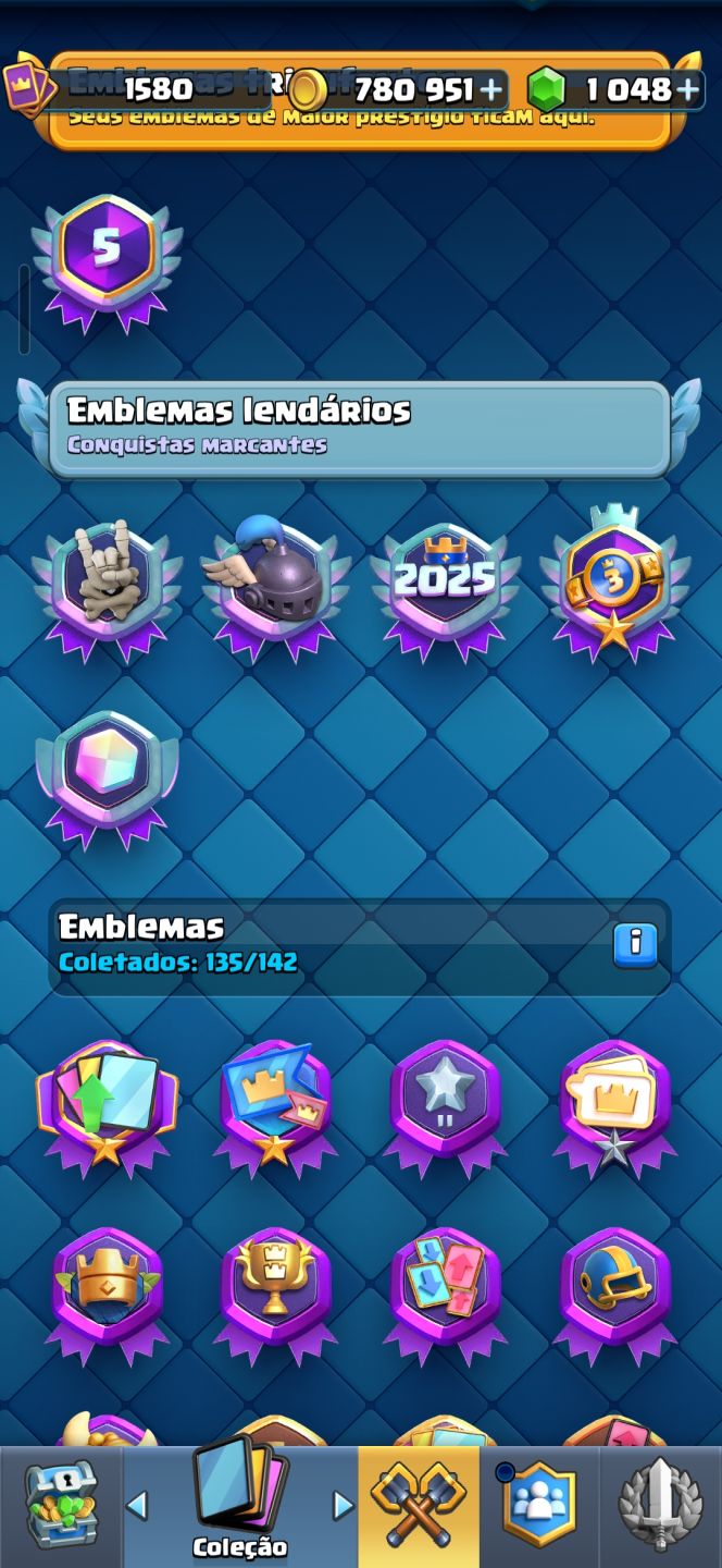 Conta de clash royale gemada barata