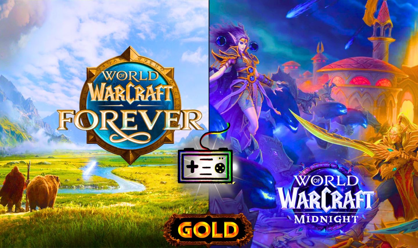 Gold WORLD OF WARCRAFT RETAIL, FOREVER, CLASSIC, HARDCORE SOD e ANIVERSARIO