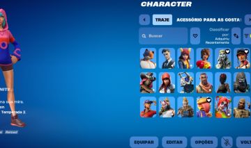 Conta fortnite capítulo 1 e 2 com skins raras
