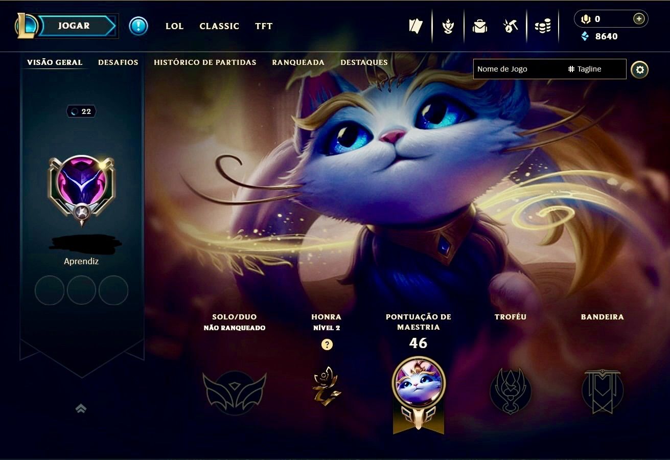 CONTA LEAGUE OF LEGENDS NIVEL 22 | 8K EA | 1 SKIN ÉPICA