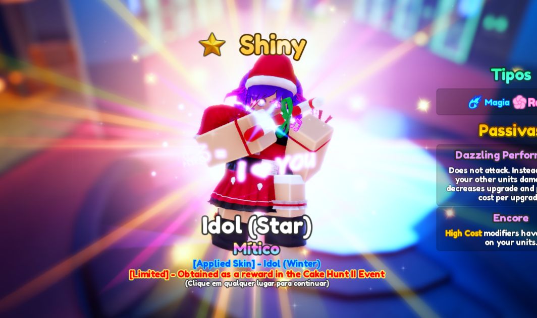ANIME ADVENTURES - IDOL (STAR) EVO S/A-/A+ EM STATUS