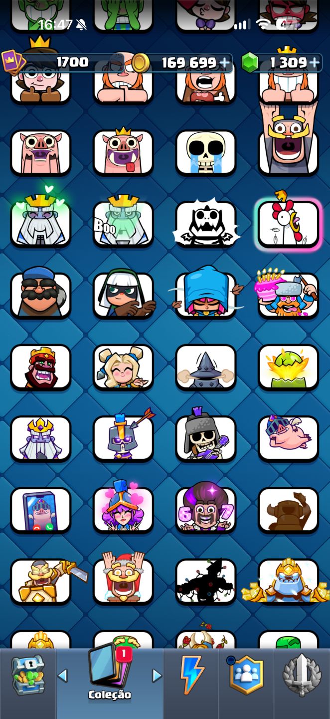Conta Clash Royale 13.700 troféus
