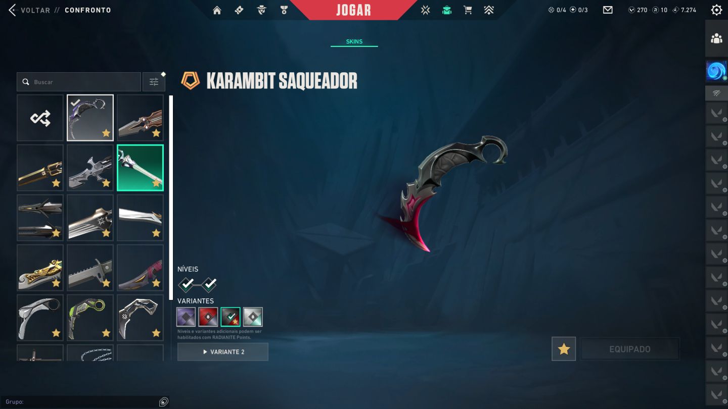 Conta Valorant no preço pra sair rapido, skins raras, champions, facas e outras