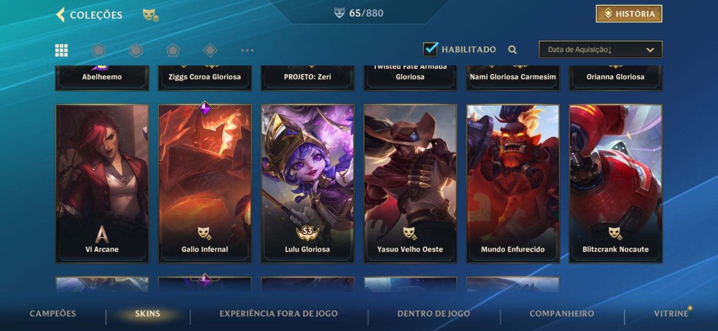 Conta Wild Rift Mestre 3