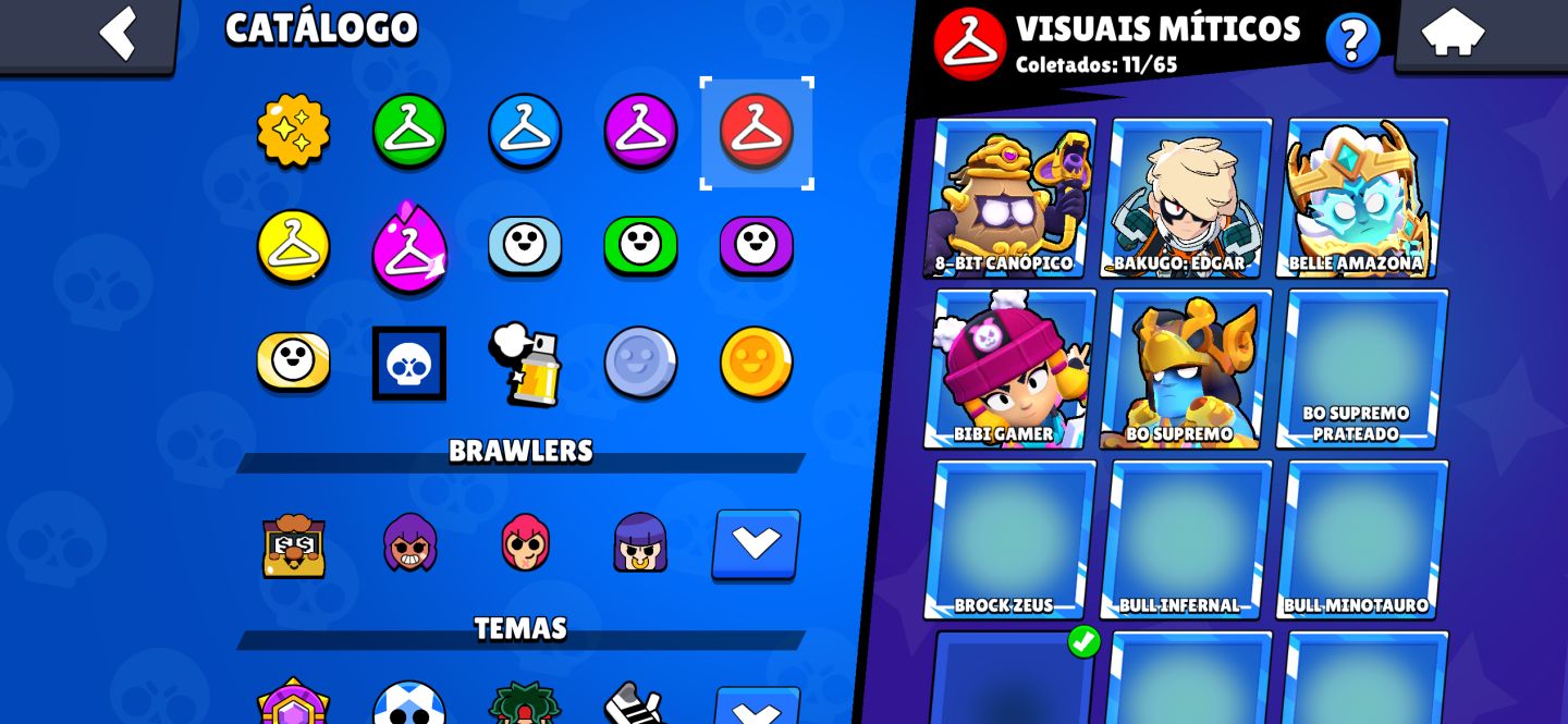 Conta brawl stars 56k + 288 skins
