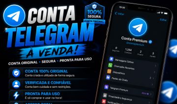 Super promoção 15 contas do telegram po apenas 130 reais- me chama no chat antes