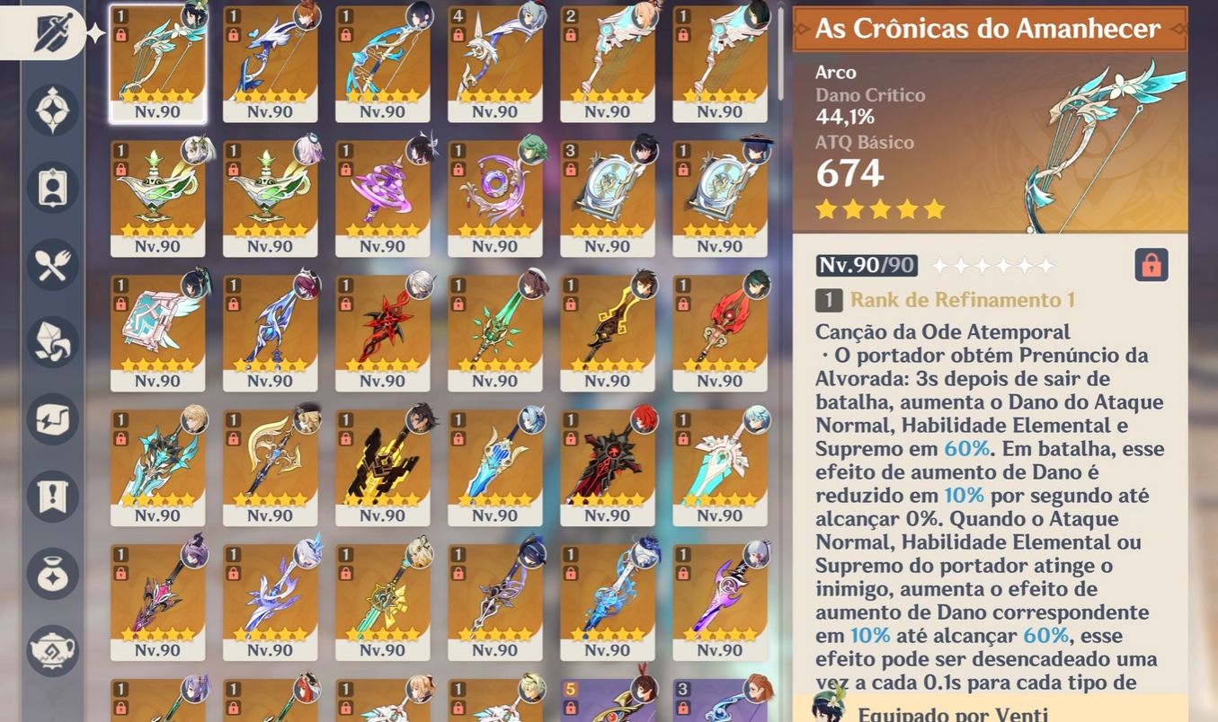 37 PERSONAGENS T5 LIMITADOS 40 ARMAS T5 LIMITADAS