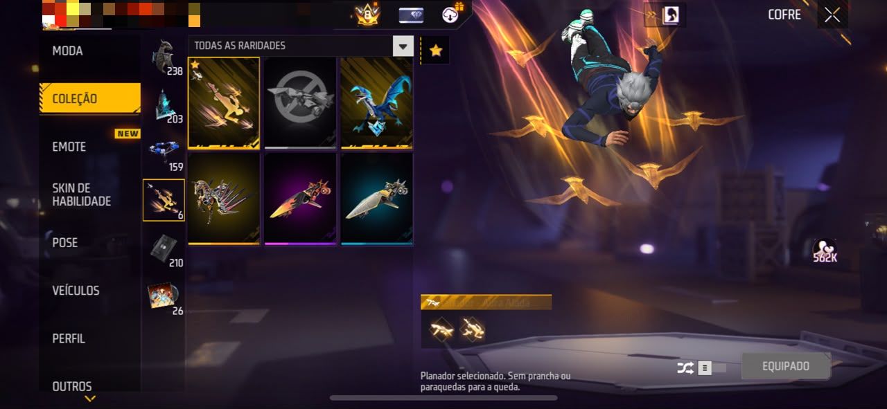 CONTA COM QUASE 1K DE PEITORAL PRIME 8 MUITO GEMADA
