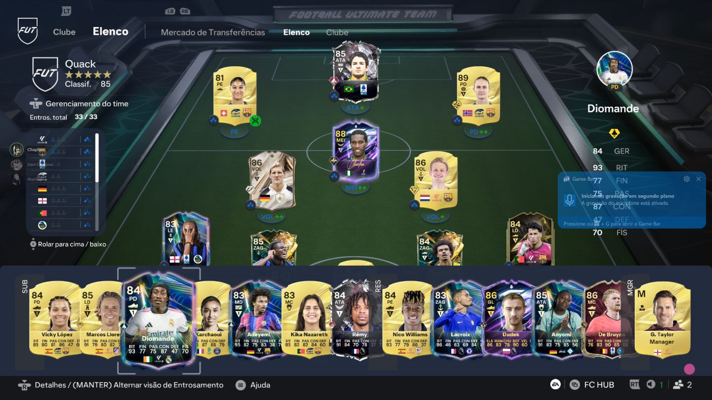 EA FC 27 CONTA SUPER META- PATO, OKOCHA E HANSSEM - ULTIMATE PLUS - STEAM
