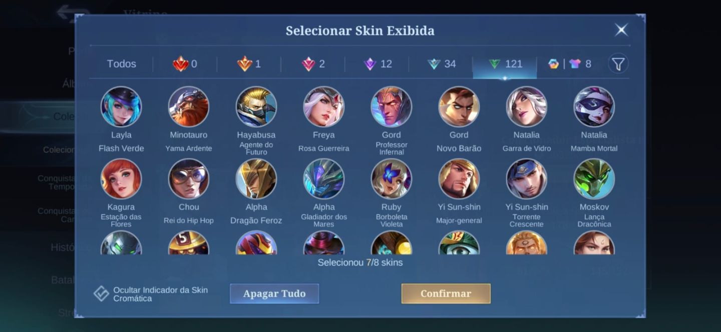 CONTA MOBILE LEGENDS À VENDA para plays Magos e suporte! main aqui e a pharsa