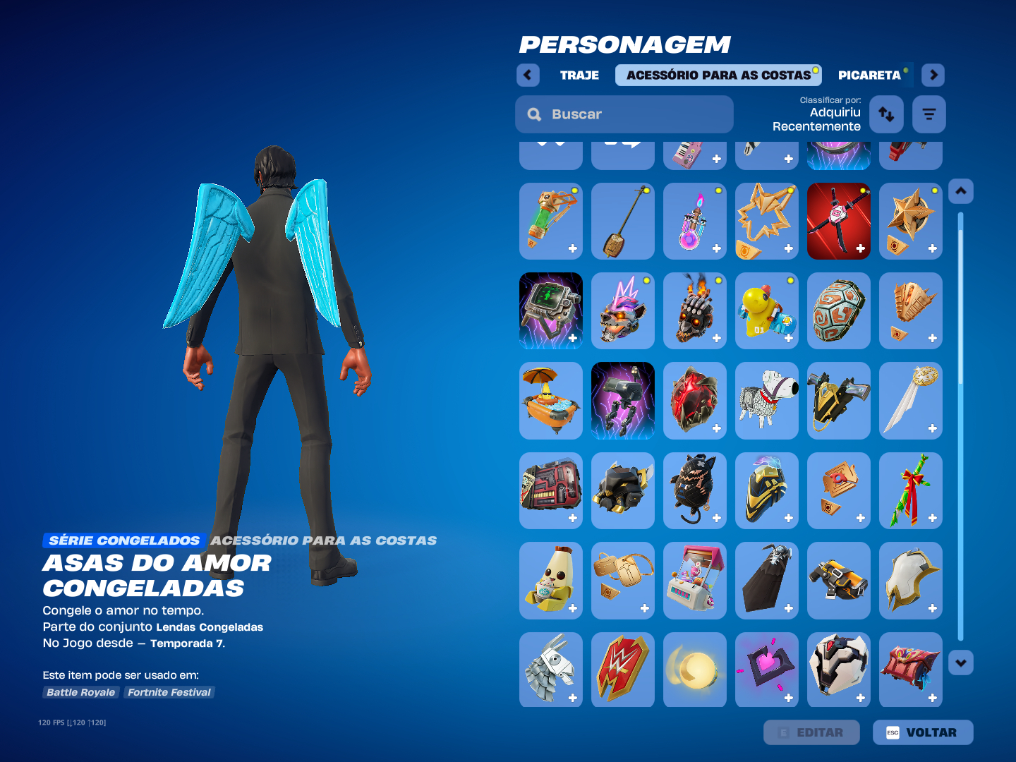 Conta S3 e algumas skins e temporadas