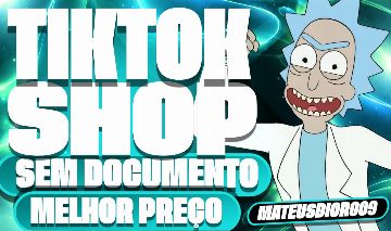 CONTA TIK TOK SHOP SEM DOCUMENTO | MELHOR PREÇO