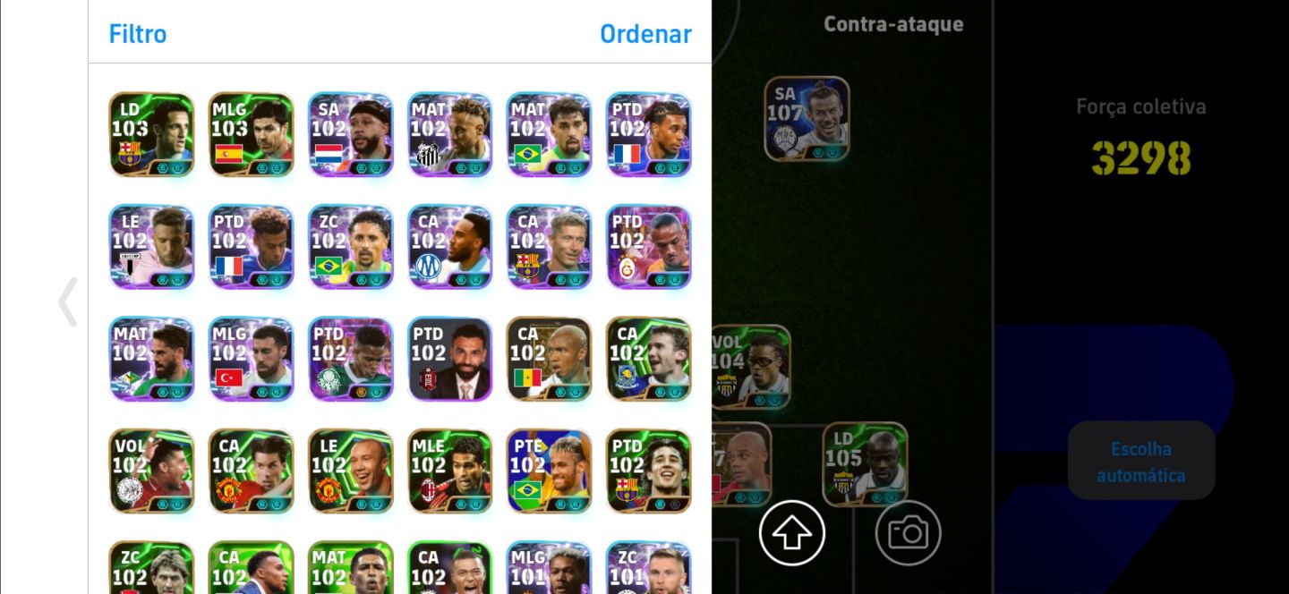Conta de Efootball mobile com os melhores jogadores