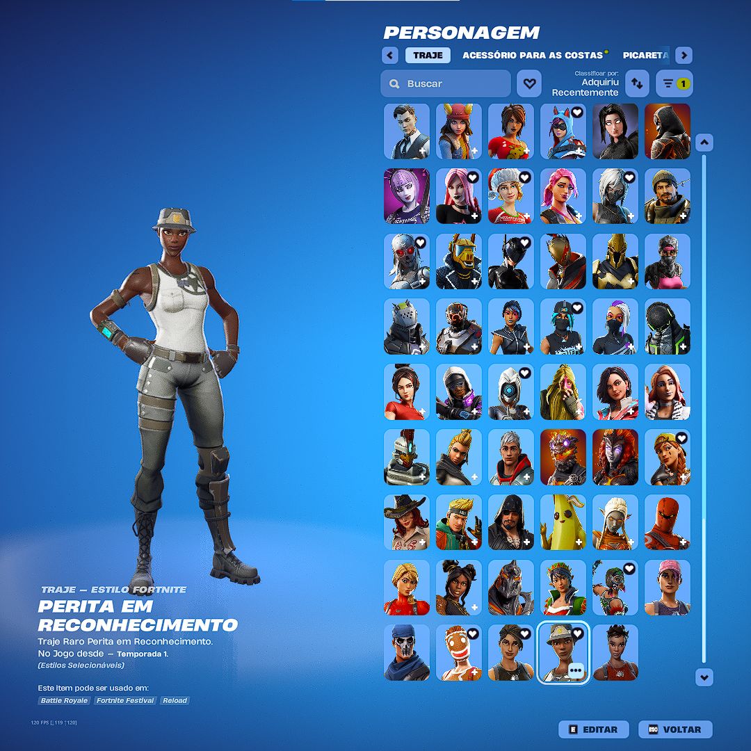 CONTA FORTNITE RARA (TRAVIS SCOTT, MACHADO LEVIATÃ, DESDE S8 CAP 1)