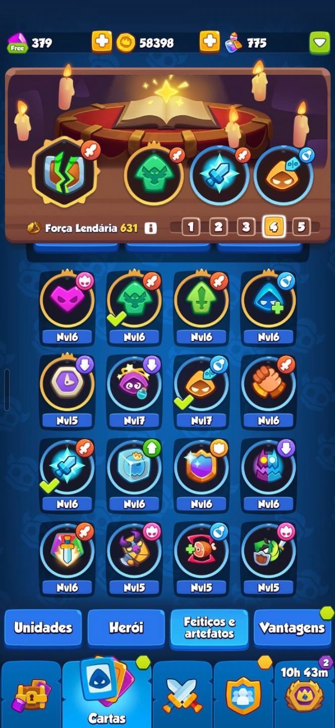 CONTA Rush Royale 2111% FL 1114 1076 VANTAGEM 1150