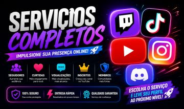[MAIS VENDIDO] SEGUIDORES TIKTOK - CURTIDAS E VIEWS - MENOR PREÇO!