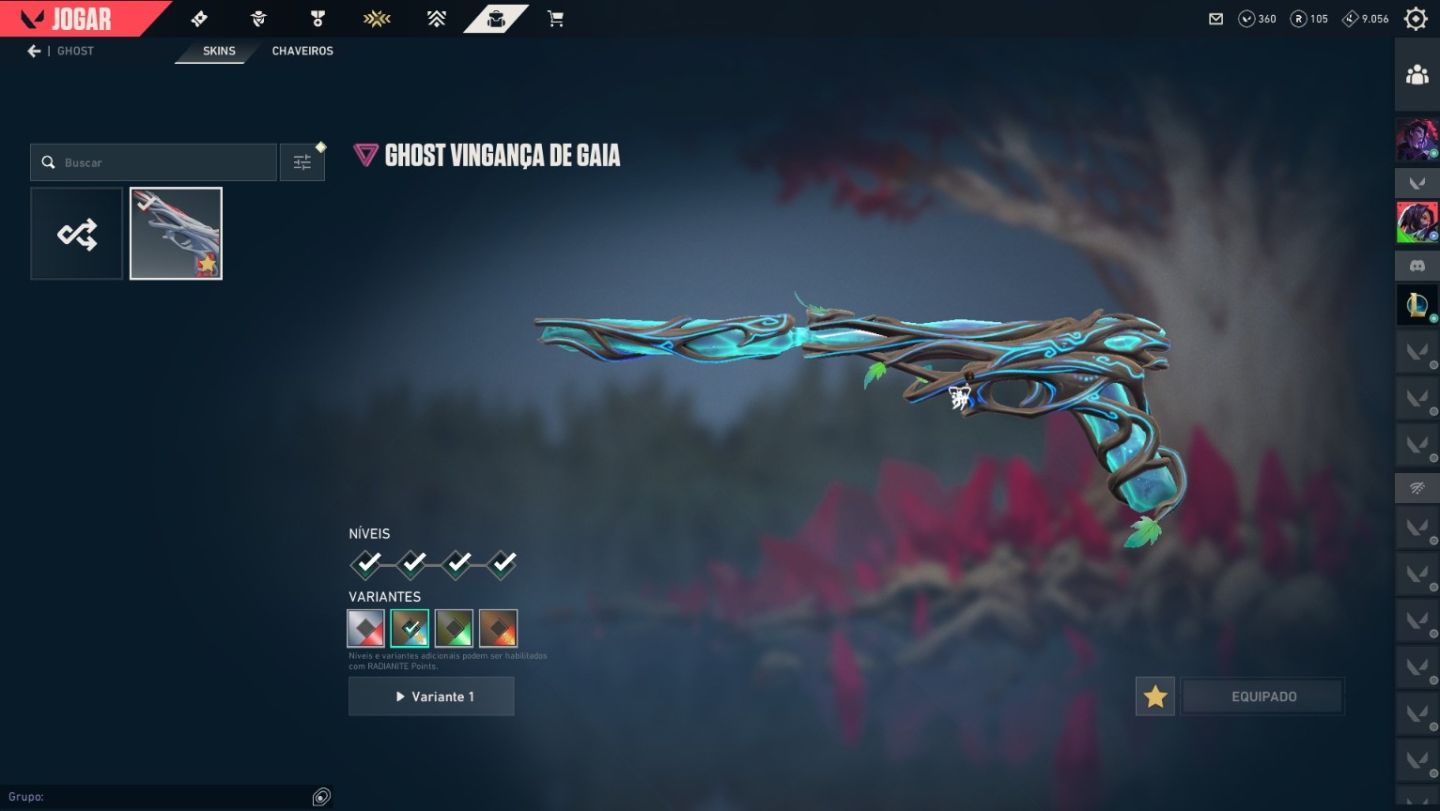 Conta Valotant com Skins Exclusivas CHAMPIONS, VCT