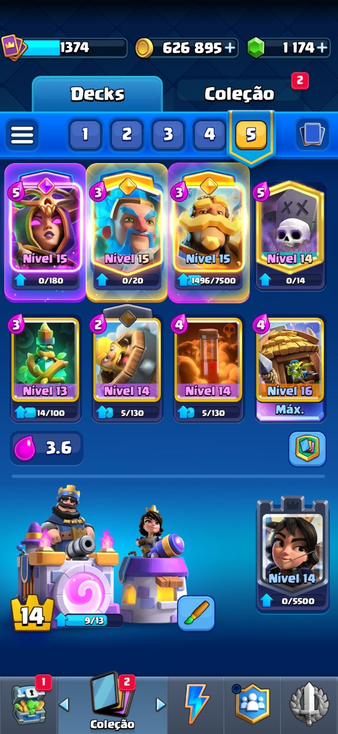 Conta de Clash royale || Muito evoluída e cheia de Recursos!