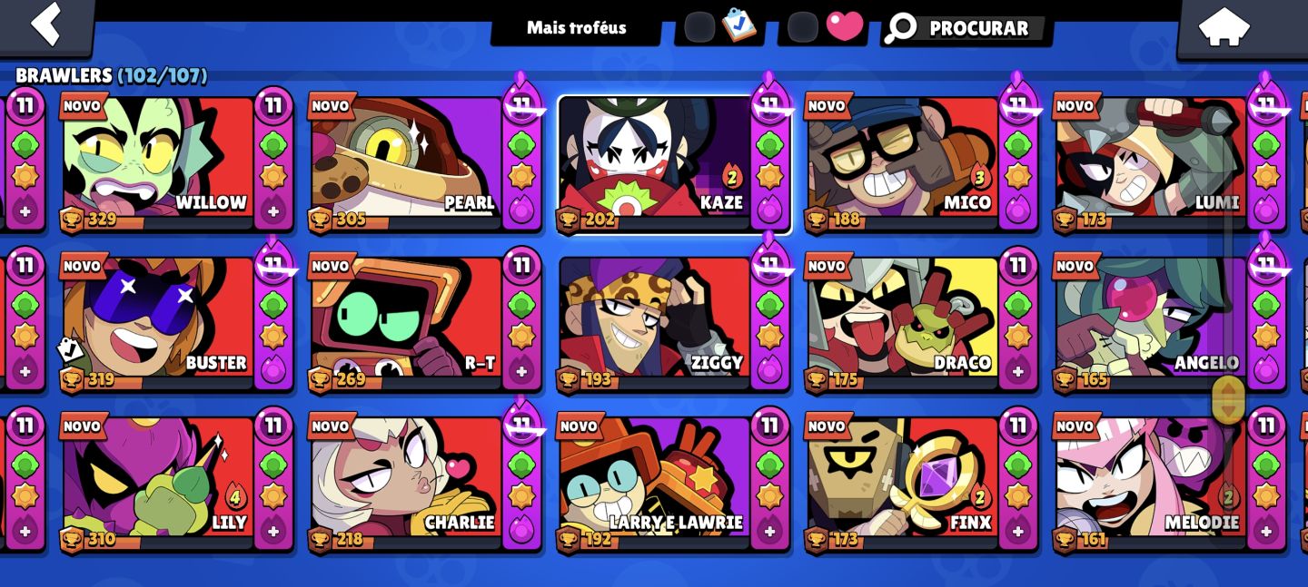 CONTA BRAWL STARS