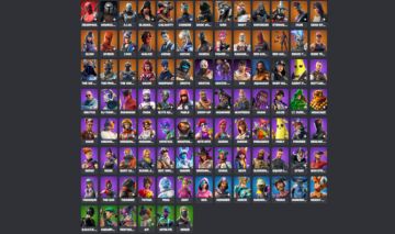 TRYHARD ACCOUNT FORTNITE +GLOW+LEVIATHAN+MIDAS+OMEGA+DARK VOYAGER