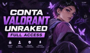 CONTA SMURF LVL 20 - SEM RANQUE/UNRANKED MMR ZERADO - FA