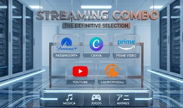 MONTE SEU COMBO YOUTUBEPREMIUM, PRIME VIDEO, PARAMOUNT, NETFLIX+