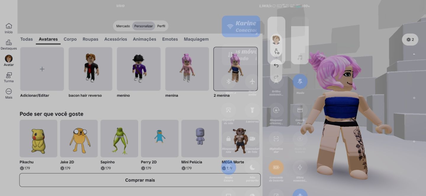 CONTA com SKIN e GAMEPASS de BROKHAVEM - ENTREGA AUTOMÁTICA