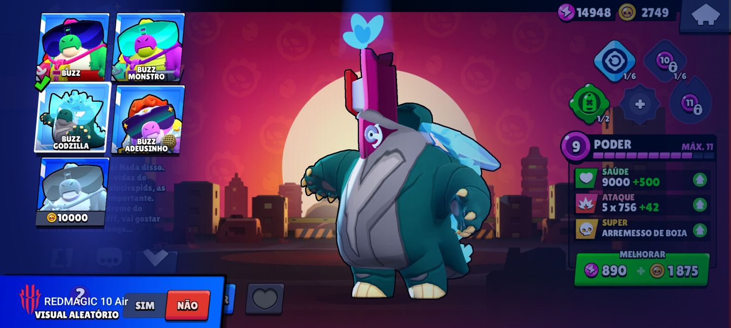 ( para rápido ) Conta brawl stars com 74 brawlers