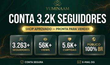 CONTA TIKTOK 3,2K SEGUIDORES, SHOP APROVADO | NICHO NOVELAS | SEM DOC
