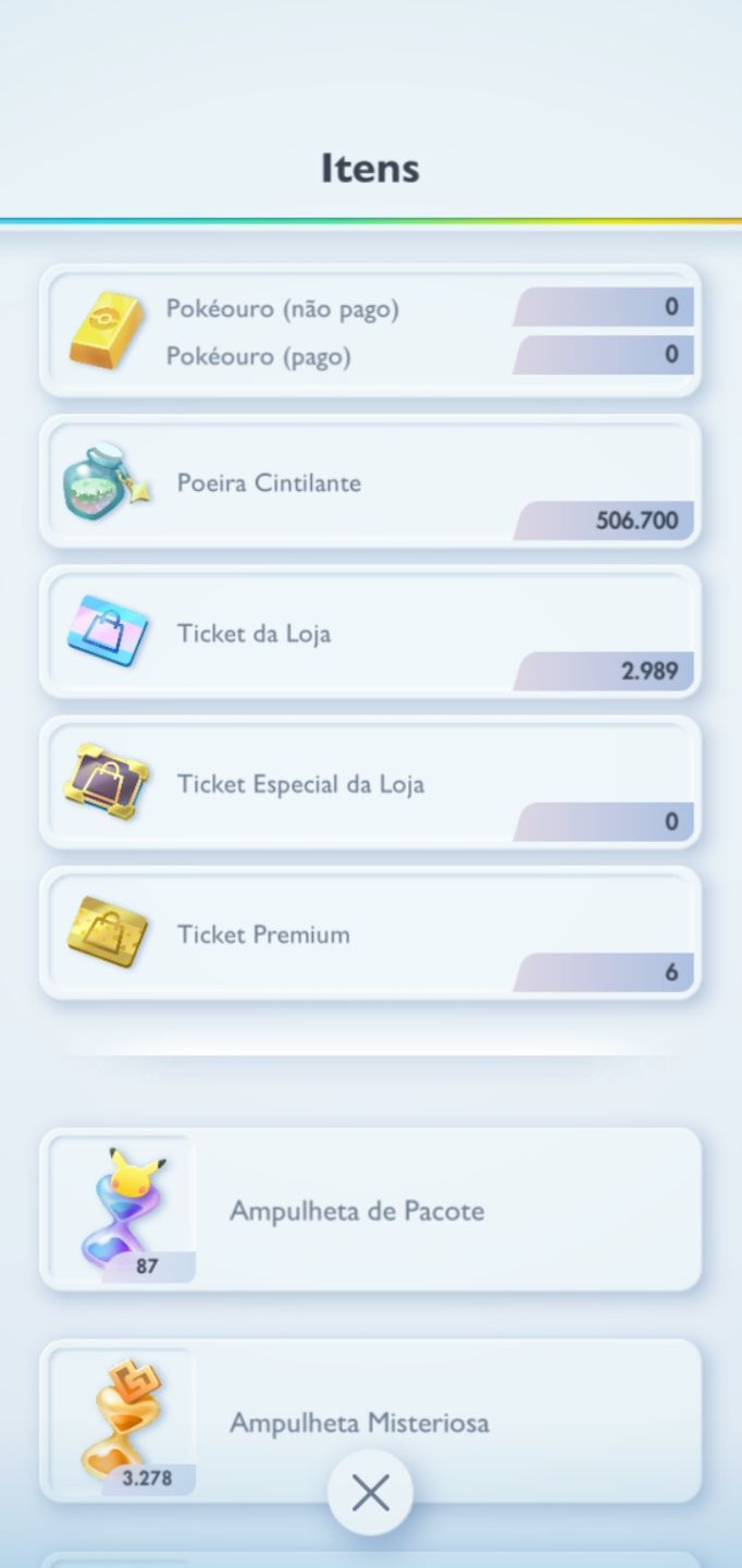 Conta Pokémon TCG Pocket Nível 60. 16.300 Cartas.(anúncio atualizado)