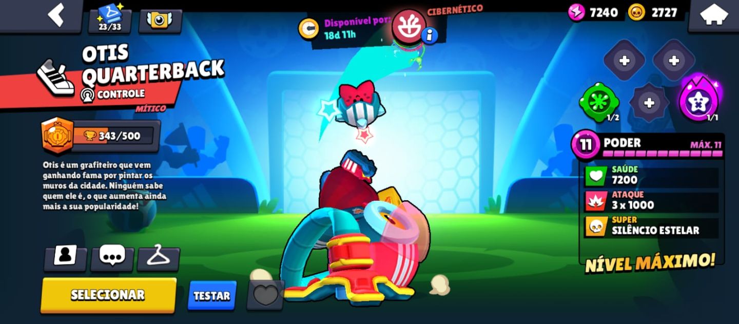 CONTA BRAWL STARS (DESDE 2020) 18K+ TROFÉUS + SKINS RARAS