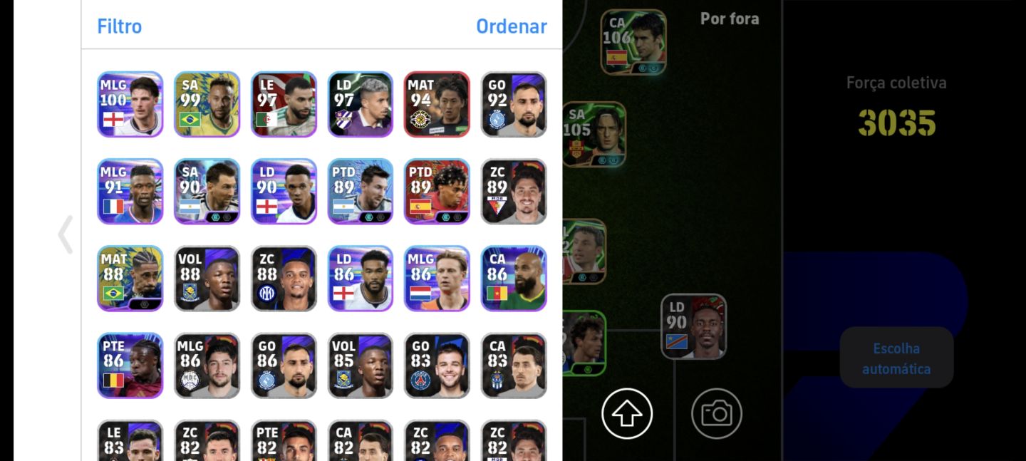 CONTA DE EFOOTBALL
