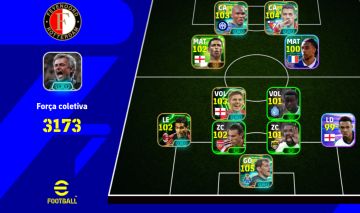 CONTA DE EFOOTBALL PERFEITA GAMEPLAY